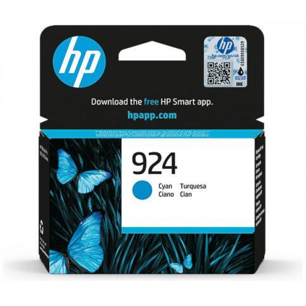 HP 4K0U3NE patron (924) ciánkék #1