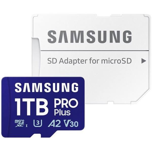 1TB Samsung Pro Plus microSD kártya + SD adapter (Class 10) #1