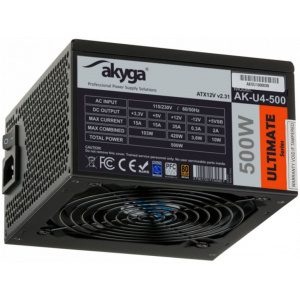 Akyga (AK-U4-500) 500W 80+ Bronze tápegység (12cm hűtővel) #1