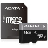 64GB ADATA microSD kártya + SD adapter (Class 10) #1