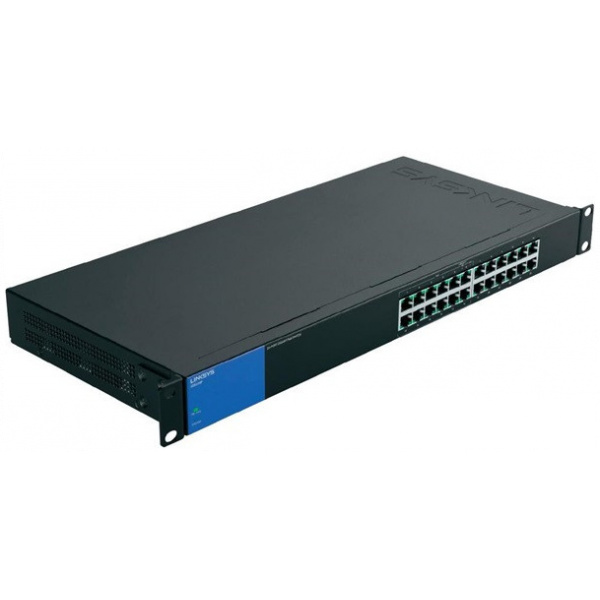 Linksys LGS124P-EU 24-port Gbit PoE+ switch 12 PoE+ porttal #1