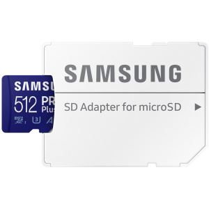 512GB Samsung Pro Plus microSD kártya + SD adapter (Class 10) #1