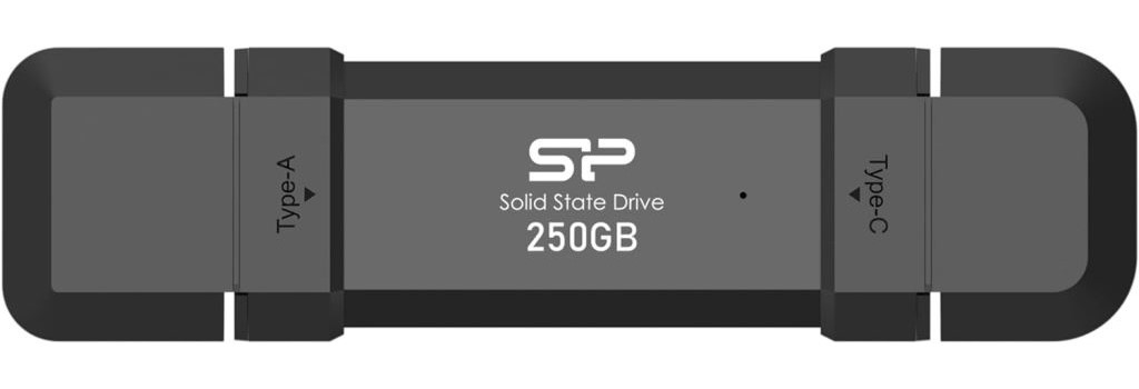 250GB Silicon Power DS72 USB 3.2 Gen 2 (Type A+C) SSD #1