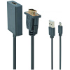 Gembird VGA (15-DSUB) > HDMI adapter audioval (passzív) #1