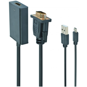 Gembird VGA (15-DSUB) > HDMI adapter audioval (passzív) #1