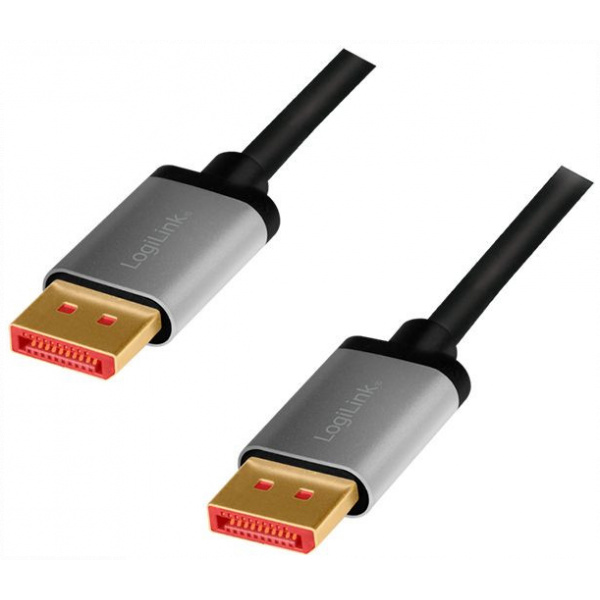 Logilink DisplayPort 1.4 (M/M) 8K/60Hz kábel alu burkolattal 2m #1
