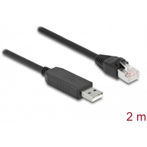 Delock soros kábel (FTDI chipset) USB 2.0 A > RS-232 RJ45, 2m #1