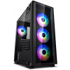 DeepCool Matrexx 50 ADD-RGB 4F ház, üveg oldallappal (fekete) #1