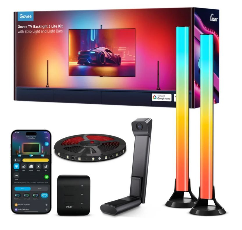 Govee TV háttérvilágítás készlet - 2x LED panel + LED szalag (H6099+H6046) NEW #1