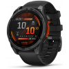 Garmin Fenix 8 43mm AMOLED okosóra (sötétszürke, fekete szilikon szíjjal) #1