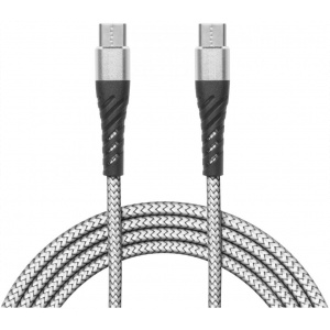Delight USB 2.0 C – C töltőkábel (szövet borítással, 2A) 1m #1