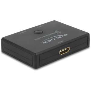 Delock HDMI kétirányú kapcsoló, 2x HDMI-bemenet > 1x HDMI-kimenet, 4K 60Hz #1