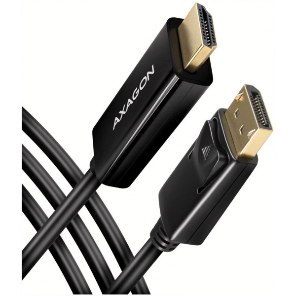Axagon DisplayPort (M) – HDMI (M) 4K 30Hz kábel 1,8m #1