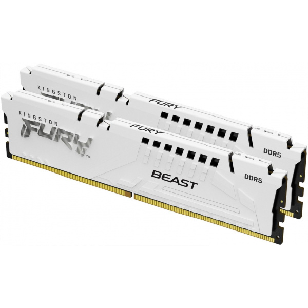 32GB DDR5 5200MHz (PC5-41600) Kingston Dual RAM KIT (Fury Beast White) 2x16GB #1