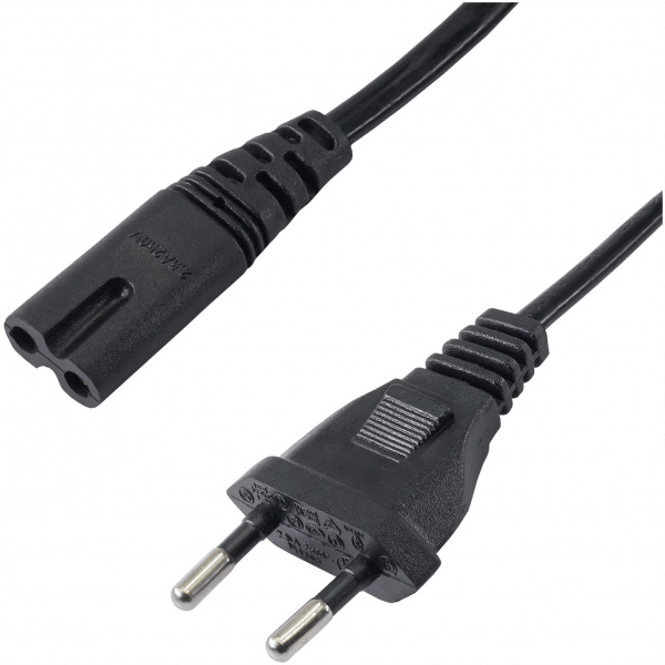 Akyga tápkábel 230V IEC C7 csatlakozóval 3m #1