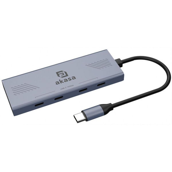 Akasa 10Gbps USB Type-C 4 portos HUB #1