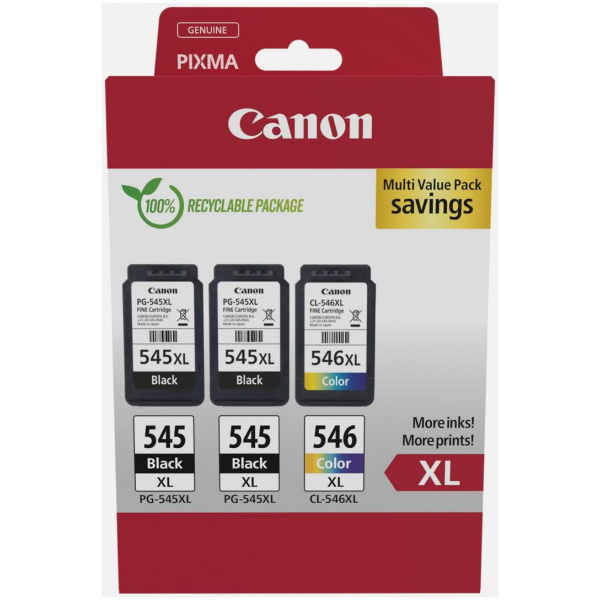 Canon PG-545XL (2x) / CL-546XL Multipack (nagy kapacitású) NEW #1