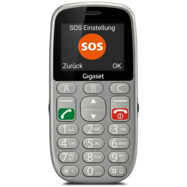 Gigaset GL390 Dual SIM mobiltelefon - ezüst #1