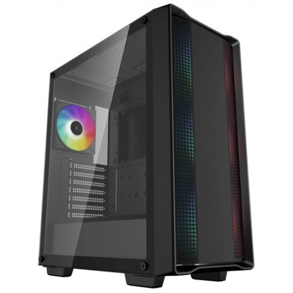 DeepCool CC560 A-RGB V2 ház hőkezelt üveg oldallappal (fekete) #1