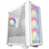 DeepCool CC560 Mesh V2 ház hőkezelt üveg oldallappal (fehér) #1