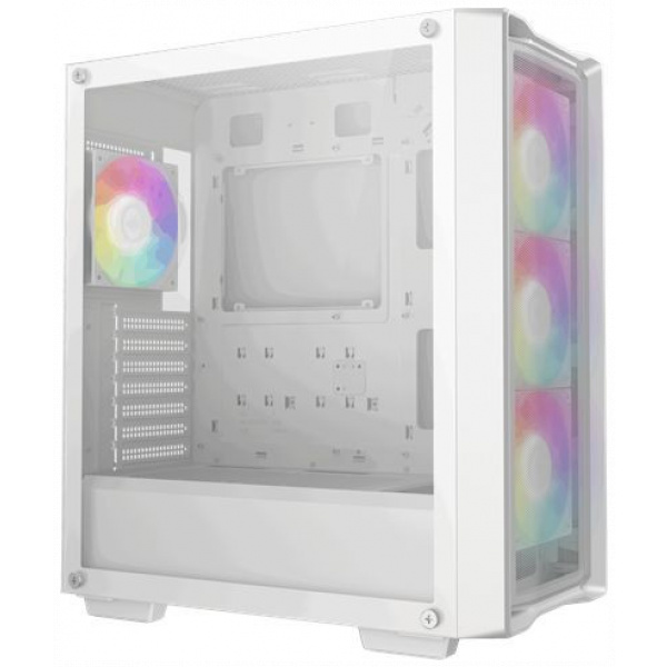 DeepCool CC560 Mesh V2 ház hőkezelt üveg oldallappal (fehér) #2