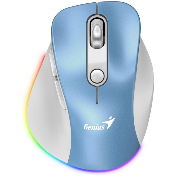 Genius Ergo 9000S Pro vezeték nélküli (Bluetooth 5.0 / 2.4GHz) egér (kék) #1