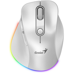 Genius Ergo 9000S Pro vezeték nélküli (Bluetooth 5.0 / 2.4GHz) egér (fehér) #1