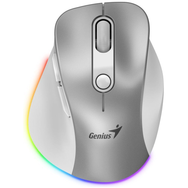 Genius Ergo 9000S Pro vezeték nélküli (Bluetooth 5.0 / 2.4GHz) egér (ezüst) #1