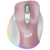 Genius Ergo 9000S Pro vezeték nélküli (Bluetooth 5.0 / 2.4GHz) egér (rózsaszín) #1