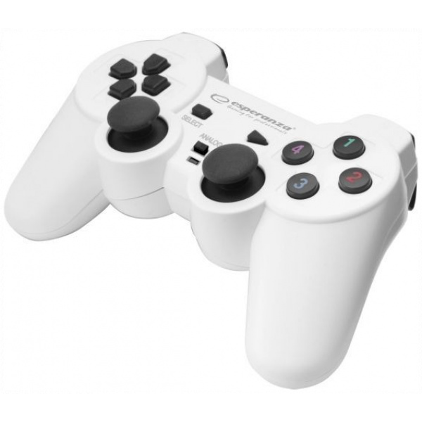 Esperanza Warrior Gamepad PC-hez (fehér) #1