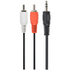 3,5mm Jack - RCA összekötő kábel (M/M) 5m #1