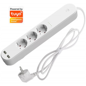 Denver SHP-310U okos elosztó, 3 aljzat + 2x USB töltőport #1