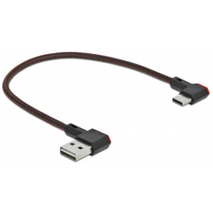 Delock EASY-USB 2.0 kábel USB-A - USB-C kábel 0,2m 90° balra csatlakozókkal #2