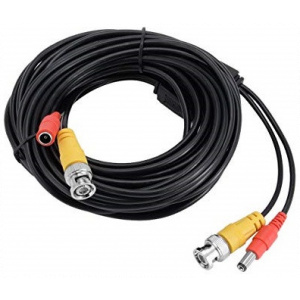 WaliSec BNC+DC táp kábel analóg kamerákhoz, 30m #1