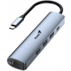 Genius UH-545 3+1 portos USB-C HUB + Gigabit LAN átalakító #1