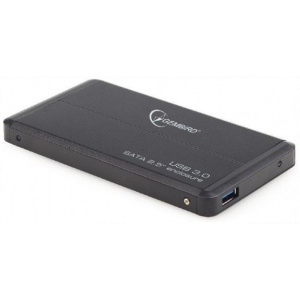 Gembird USB 3.0 slim periféria ház 2,5" SATA HDD-hez (fekete) #1