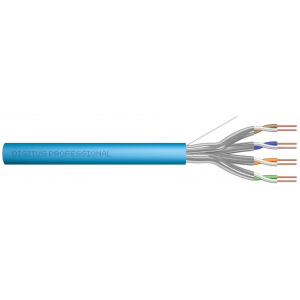 Digitus FTP beltéri fali kábel (306m) Cat6a, világoskék #1