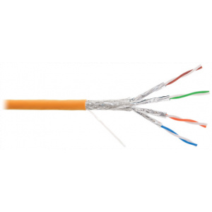 Nikomax STP / FTP beltéri fali kábel (500m) Cat7, narancssárga #1