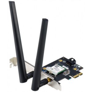 Asus 6GHz WiFi 7 + Bluetooth 5.4 PCI-E kártya antennával (PCE-BE6500) #1