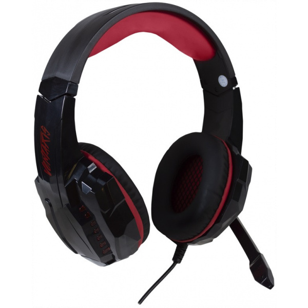 Ventaris H600-R Gamer headset (fekete-piros) NEW #1