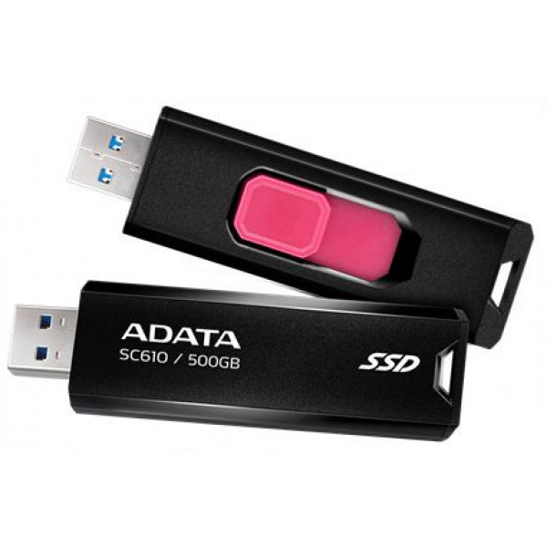 500GB ADATA SC610 külső SSD USB 3.2 Gen 2 (fekete-piros) #1