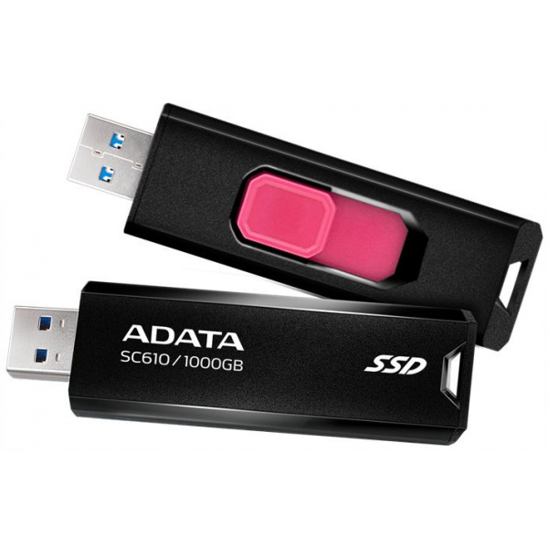 1TB ADATA SC610 külső SSD USB 3.2 Gen 2 (fekete-piros) #1
