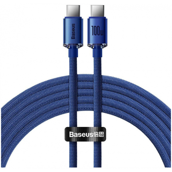 Baseus Crystal Shine USB-C – USB-C (M/M) kábel, 100W (5A) 1,2m #1