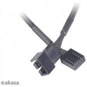 Akasa 4-pin (PWM) ventilátor hosszabbító kábel (30 cm) #1