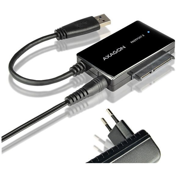 Axagon ADSA-FP3 USB 3.0 > 2,5"/3,5" SATA 6G (SSD / HDD) átalakító #1