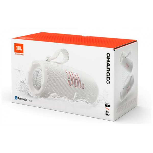 JBL Charge 6 Bluetooth hangszóró (fehér) #7