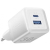 Vention 30W USB-s hálózati GaN töltő (1x USB-C, 1x USB-A) fehér NEW #1