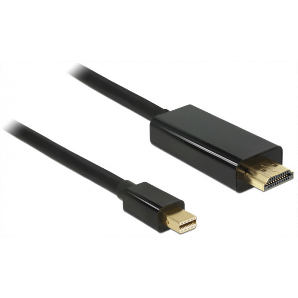 Delock mini DisplayPort (M) – HDMI (M) kábel Full HD 60Hz 1m #1