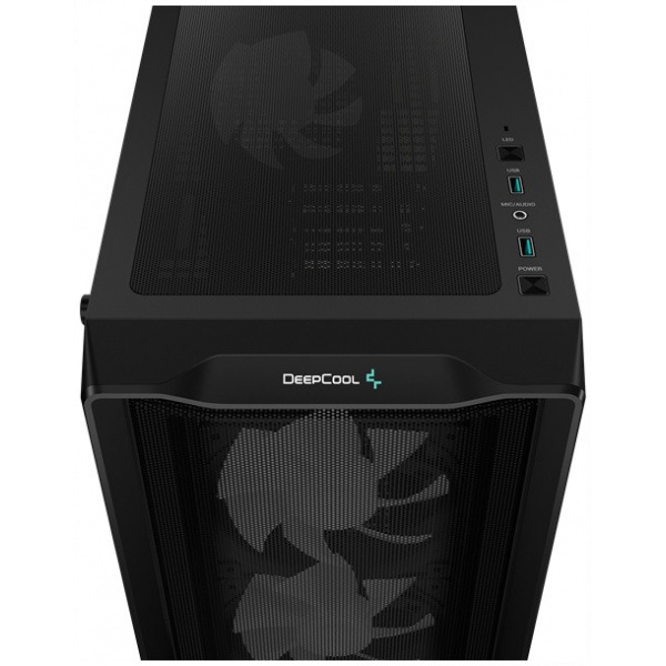 DeepCool CC560 Mesh V2 ház hőkezelt üveg oldallappal (fekete) #7