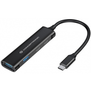 Conceptronic USB Type-C Hub - 2x USB-C port + 2x USB-A port #1